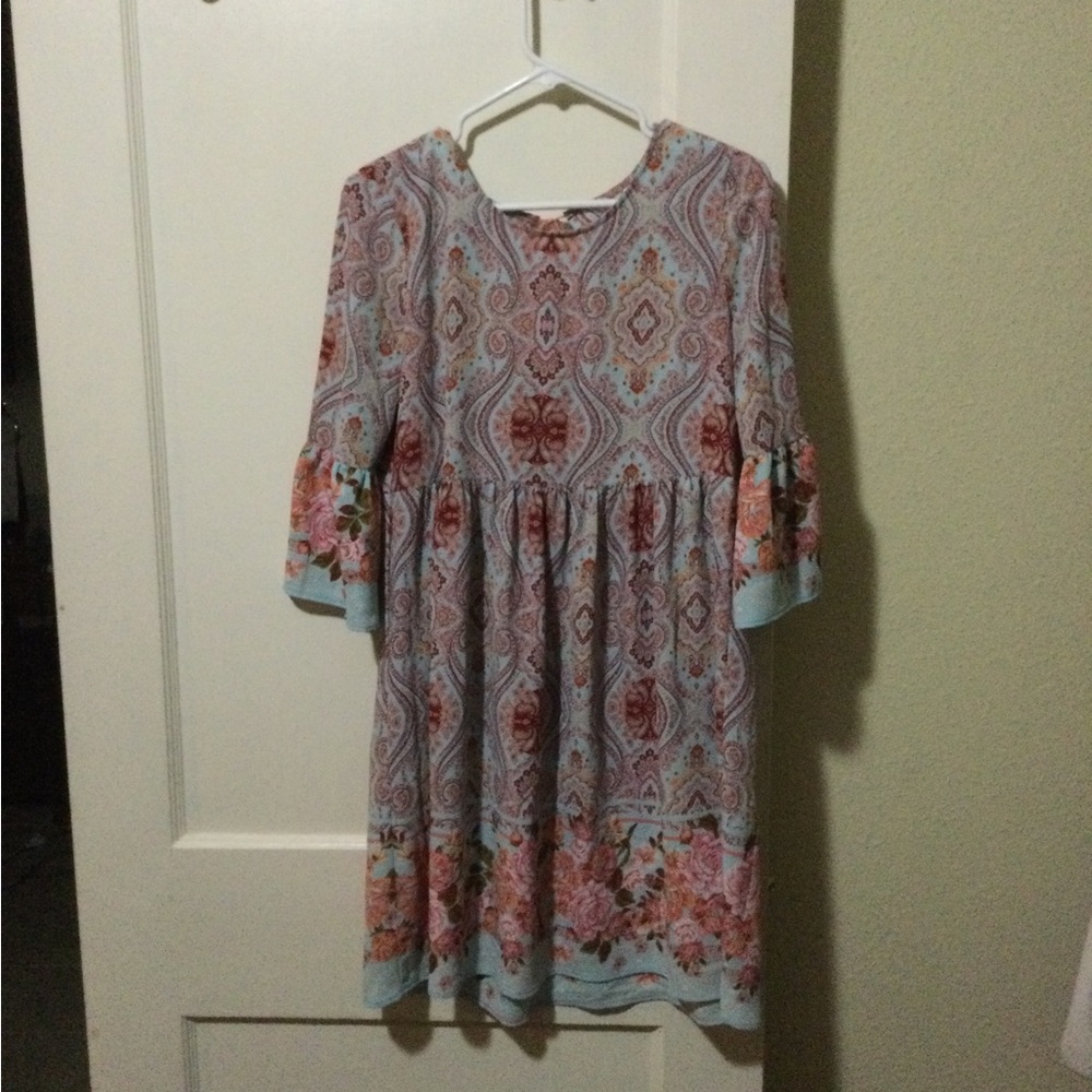 Uncle Frank Bell Sleeve Dress